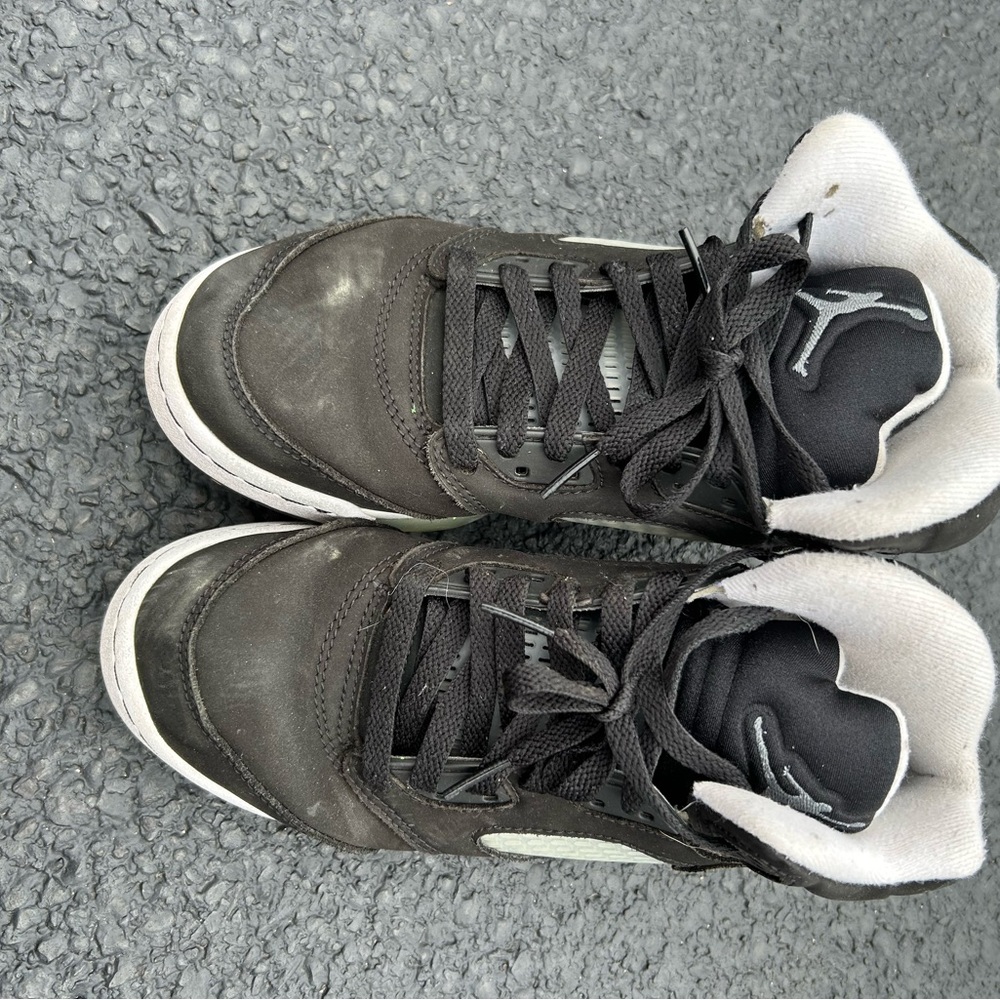 Jordan Black and White Sneakers